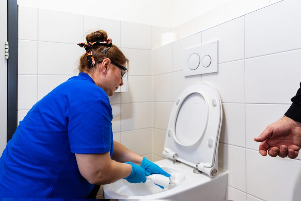 Ontkalken van de wc